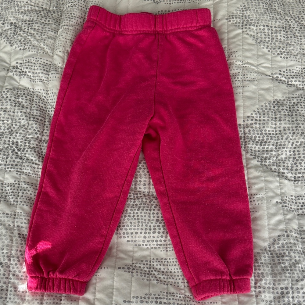 Kids Pink Bottoms jogger pants